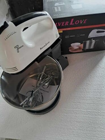 pekara za hleb kupujemprodajem: 💗💗💗2500 din SILVER LOVE – Moćan ručni mikser sa posudom! ✨ ✔ Model — 2