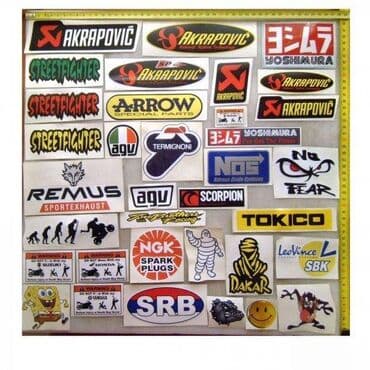 NALEPNICE - za motore - 421 📌 Opis: Samolepljive nalepnice izrađene