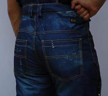 kais za torbe: Muške farmerke tamnoplave boje sa ravnim nogavicama, idealne za — 7