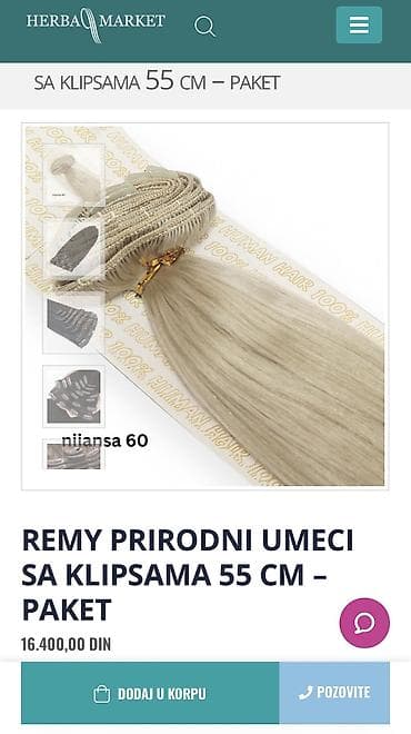 papuce platforma: Remy prirodna kosa celo pakovanje klipse 💛Nove klipse, prirodna kosa — 5