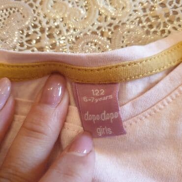 zvonaste pantalone za devojcice: H&M, Round neckline, 122-128 — 17