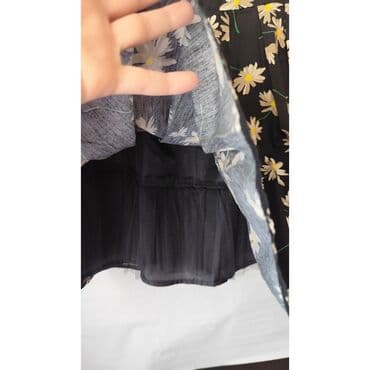 dugacke haljine: Zara M (EU 38), color - Black, Cocktail, Without sleeves — 4