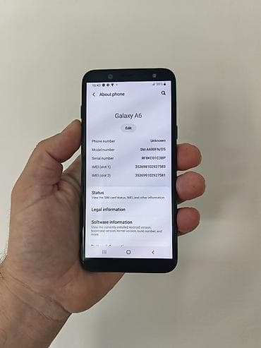 samsung galaxy a50: Samsung Galaxy A6 (2018) – crni - Ekran: 5.6" Super AMOLED, 18.5:9 - — 5