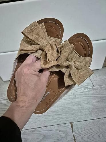 polovne grubin papuce: Papuče 40, bоја - Bež — 1