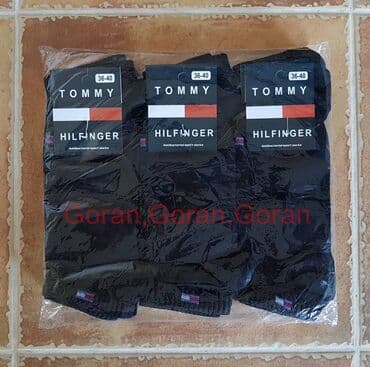 tommy hilfiger d: Muške pamučne čarape. Tommy hilfinger 3/4 muške pamučne čarape — 17