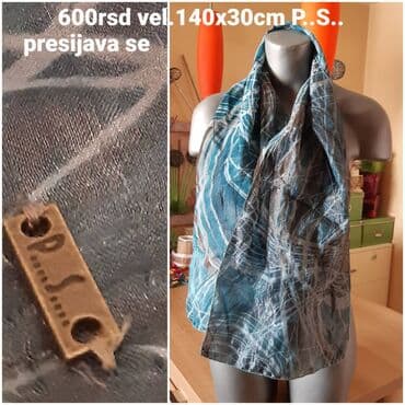 Šalovi: Set modernih ženskih ešarpi/šalova – različiti modeli i dimenzije: -