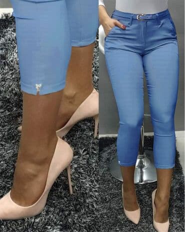 pantalone za punije: Hit pantalone za vitkiji i puniji stas u puno lepih boja po super ceni — 9