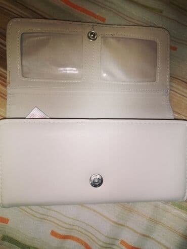 bež čizme od brušene kože: Women's wallet, Material: Faux leather — 1