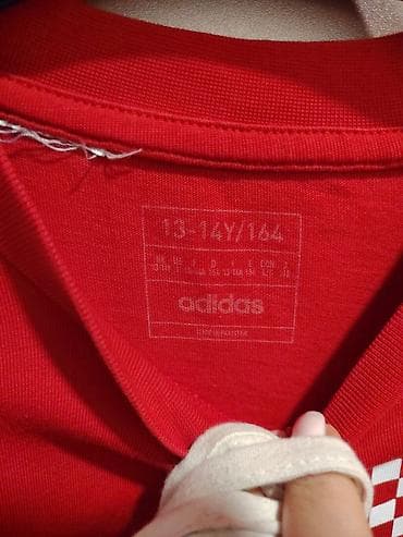 elipsa zimske jakne cena: Adidas majica kratkih rukava – crvena - Model: klasičan T‑shirt — 6