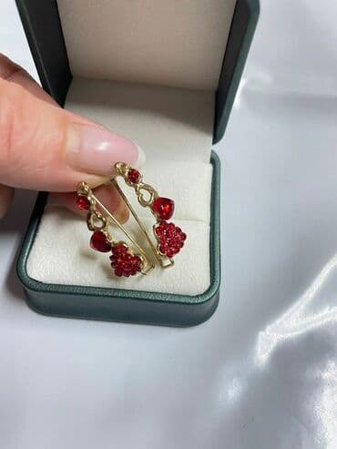 torba za plazu: Set: Minđuše, Materijal: Biser — 8