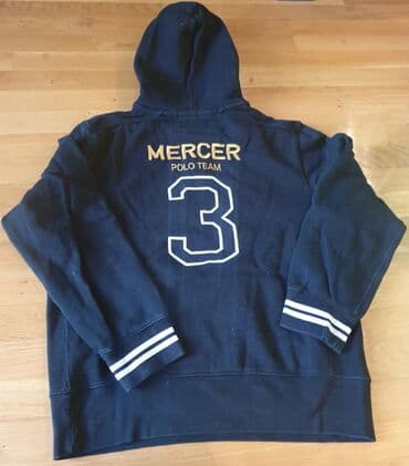 srebrni lancic sa krsticem: Sweatshirt, L (EU 52), Ralph Lauren, color - Black, With a hood — 3