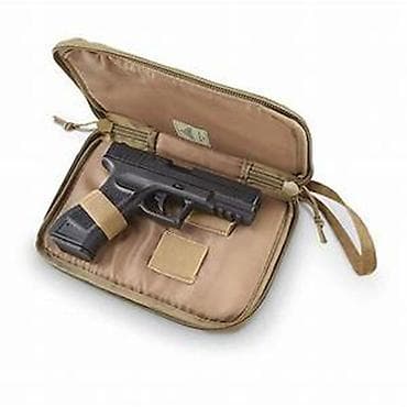 maša i meda: Torbica za pistolj sa cickovima za rezervni sanzer. -Crna -Zelena — 2