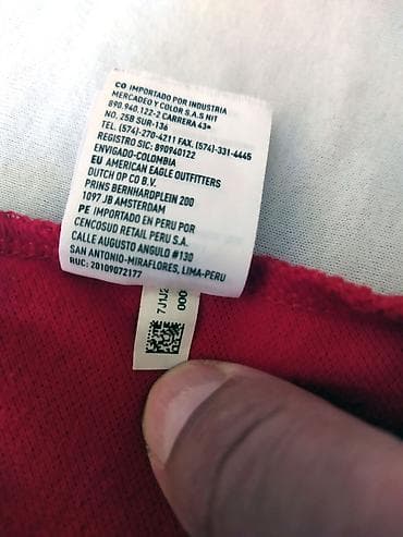 sorc velicina 33: Men's T-shirt American Eagle, bоја - Crvena — 10