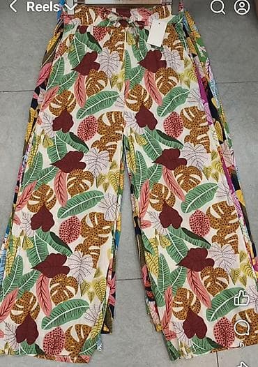armani si: Siroke pantalone raznih sarenih dezena i boja sa elasticnim pojasem — 6