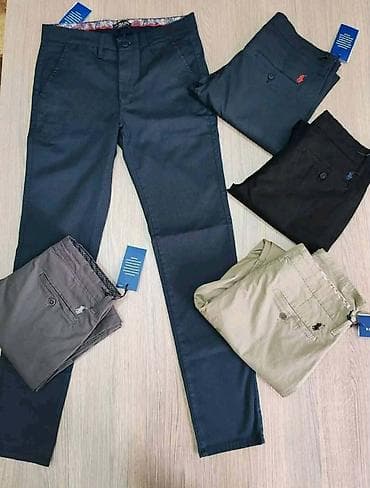 pantalone za sneg: Muške chino pantalone – U.S. Polo Assn./Polo Ralph Lauren - Klasčan — 2