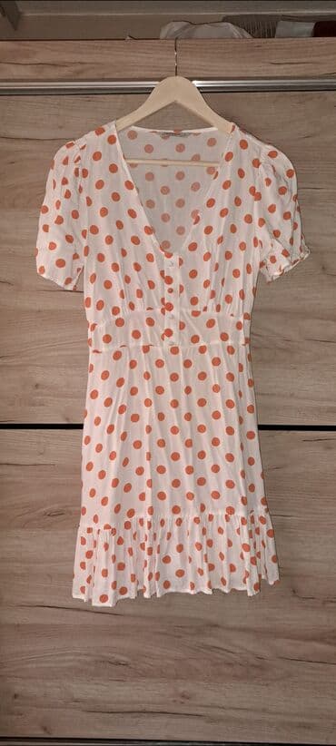 h m haljine za devojcice: M (EU 38), color - White, Short sleeves — 1