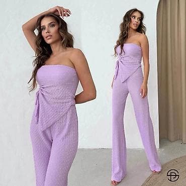 moschino komplet: Ženski kombinezon bez naramenica – rebrasti/štepovani teksturirani — 5