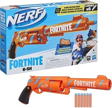 kinder igracke strumfovi: NERF Fortnite 6-SH Dart Blaster NOVO — 1