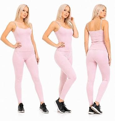 postavljene helanke: Helanke beby roze, Likra elastin — 3