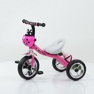 Tricikl za decu „Bubamara“ roze – Playtime Veseli tricikl idealan za
