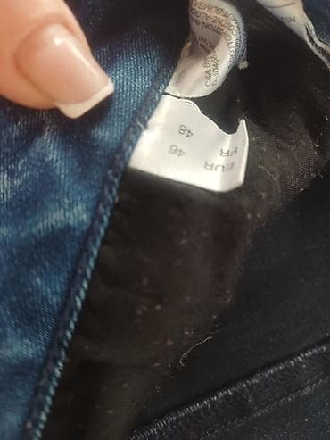 neispavan ili ne ispavana: Ženske farmerke – skinny kroj, visok struk - Boja: indigo/plavi denim — 2