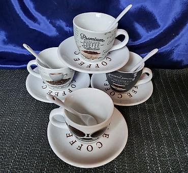 Kuhinjska oprema: Solje nove,vintaz za kafu. Pakovanje solja za kafu,porcelanske sa — 3