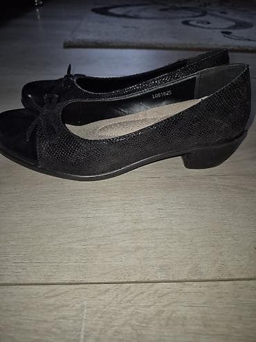 kožne cipele ženske: Ženske cipele – baletanke sa malom potpeticom - Brend/model: S — 3