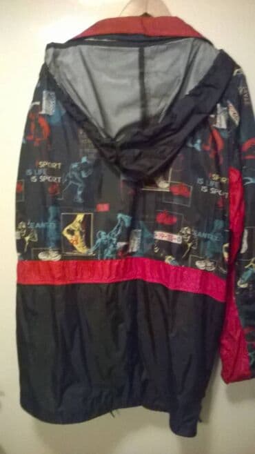 jakna sa krznom muska: Jakna muška tanka Jeantex, br. XL, ocuvana, sa kapuljacom koja — 2