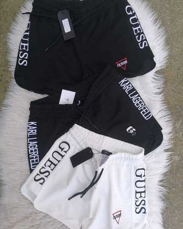 karl lagerfeld sako: Karl s, m, l, xL
Guess beli S jedan komad
Guess crni s, m
2300 din — 1