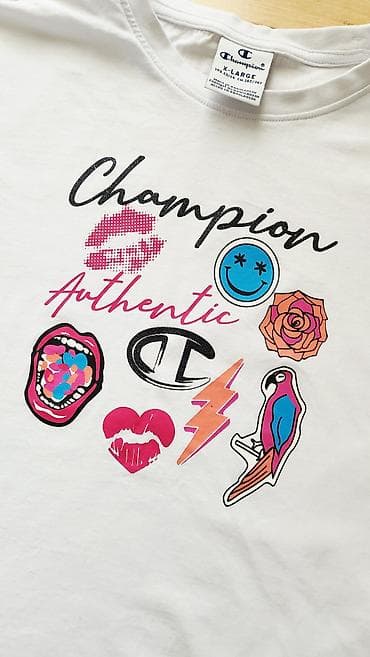 nike dunk low prodaja: Champion dečija majica kratkih rukava, vel 13/14 - Model: grafička — 2