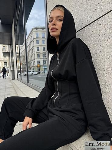 ivet kombinezoni: 🔥Ženski kombinezon sa kapuljačom – (Made in Italy)
✅2900 din — 5