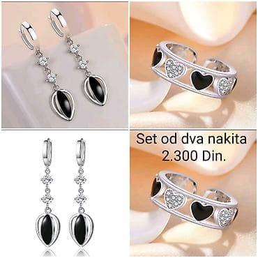 Jewellery: Elegantni posrebreni set od dva nakita sa žigom S925 od hirurskog — 1