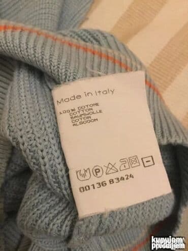 heklani džemperi: Original Hugo Boss dzemper XXL Made in Italy 100% cotton Ramena — 3