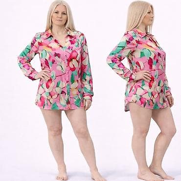 bluza z john deere: Elegantna ženska bluza sa cvetnim dezenom, idealna za prolećne i — 2