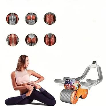 rošule za decu: Ab roller za plank i trbušnjake sa dvostrukim točkovima, ručkama i — 5