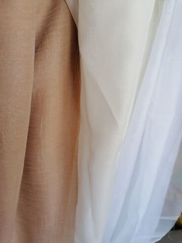 Zavese nove, Dužina i širina po meri. Ušivena traka i obrađene ivice