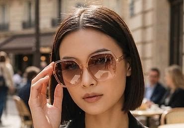 Ženske sunčane naočare – oversize kvadratni okvir - Trendy oversize