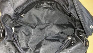 ps fashion aksesoari: Cellini - crna kožna torba Odlična torba od meke prirodne kože — 11