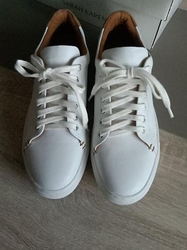 puma patike zelene: Sarah Karen bele patike – minimalističke kožne lifestyle patike - — 2