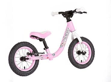 zvoncare za punije: Bicikl kids Visitor Gur Gur 12" alu 7" V-brake, 95–115 cm, roze - — 5