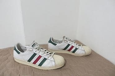 kožne mokasine: ADIDAS br 46 29,5cm, materijal koza, bez mana greske ostecenja — 2
