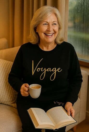 Gornji deo: 💥Ženski komplet trenerke – crna dukserica i donji deo ✅Pamuk xs s m l — 7