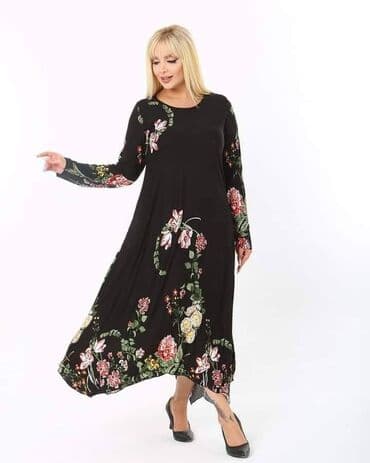 haljine od viskoze: Viskoza sa dosta elastina
 velicine od L do 5xl 
3200 — 1