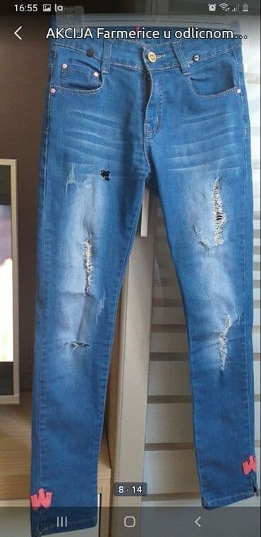 bunda s: Svaki par po 350. Sve su pune elastina 10-12 velicina — 8