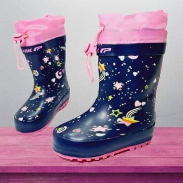 dečija obuća top: Odlican model gumenih cizmica koje su skroz oblozene vunom tople — 4