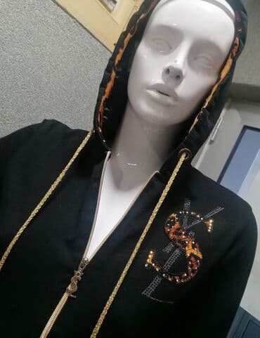 Hoodies: Yves Saint Laurent, XL, Animal, color - Black — 6