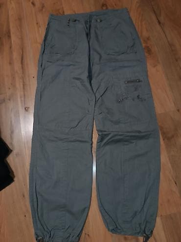 crno beli tech fleece: Ženske pantalone – više modela i veličina 1) Elegantne bele pantalone — 4