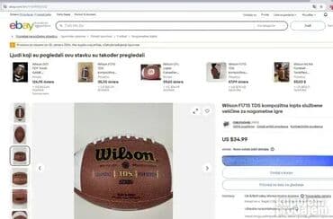 sto za stoni tenis polovan: *** AKCIJA *** 1789 NFL Football Fudbal - Official Size; Orginal — 3