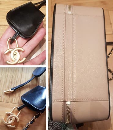 parke sa prirodnim krznom: Shoulder bag, Chanel, Material: Leather — 2