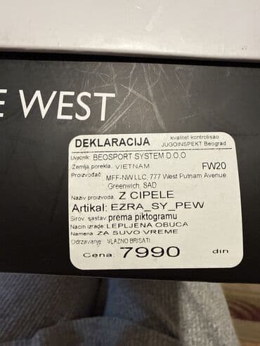 air force patike bele: Salonke, Nine West, 40 — 4